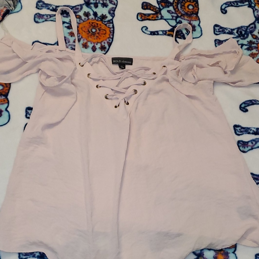 Sheer off shoulder top